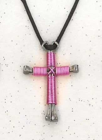 Hot Pink Disciple's Cross