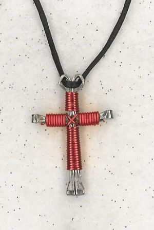 Red Disciple's Cross